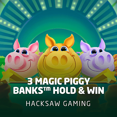 3 Magic Piggy Banks™ Hold & Win