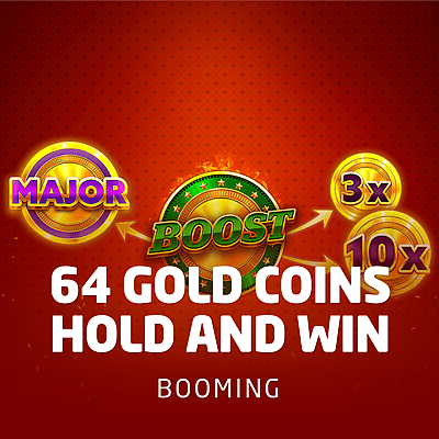 64 Gold Coins Hold and Win